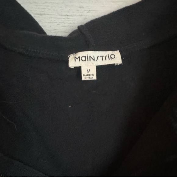 Black Oversized Southwest Cinched Hoodie - Picture 4 of 5